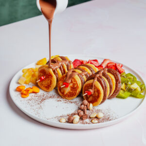 Mini Pancake Fruit Bowl