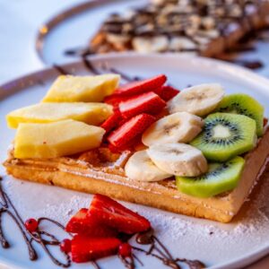 Mıxed Fruıt Waffle