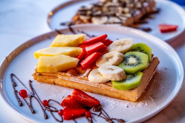 Mıxed Fruıt Waffle